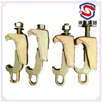 Klemmer for glassforet utstyr