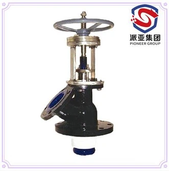 Glassforet bunnventil